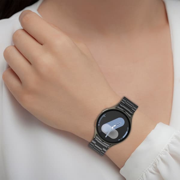 Stilig armbånd i rustfritt stål til Samsung Galaxy Watch 7/FE Black