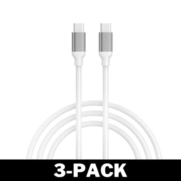 Stark 60W USB-C - USB-C -kaapeli valkoinen - 2 metriä 96 2-Pack