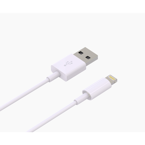 2M Lightning Hurtiglader Kabel Til iPhone Hvit iOS14 192 8-Pack