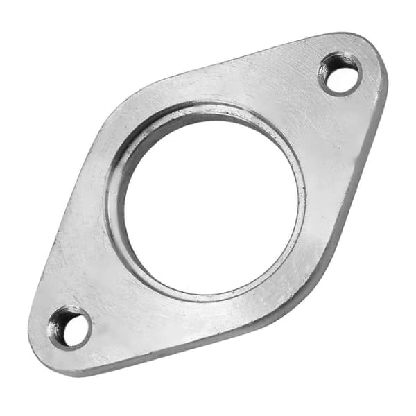 Eksosflens 38mm Rustfritt Stål 2 Bolt Ekstern Wastegate Flens Universal Passform for Biler (FMY)