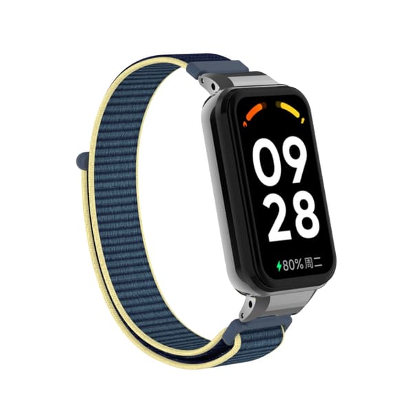 Nylonranneke Xiaomi Redmi Band 2/8 Active -älykellolle Blue