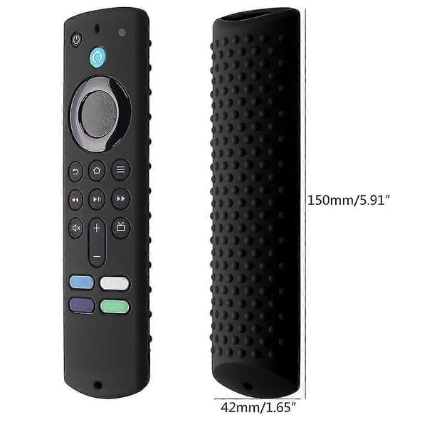 Silikonfodral skyddande överdrag kompatibelt med Fire TV Stick (3:e generationen) Sky blue