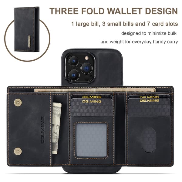 Magnetiskt Plånboksfodral för iPhone 16
