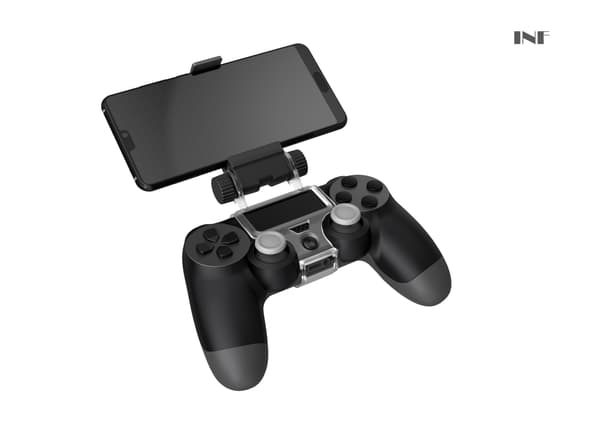 Säädettävä teline PS4-ohjaimelle ja Android-puhelimelle