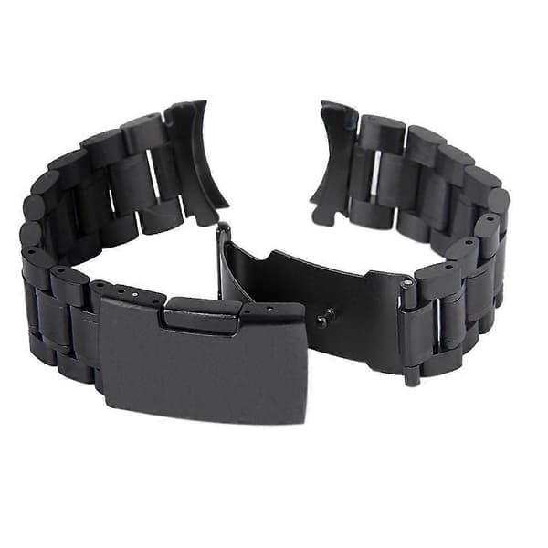 22 mm Sort Urrem 22mm Rustfrit Stål Urrem 22mm (FMY)