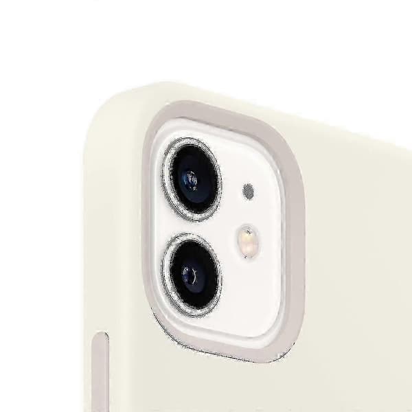 Iphone 12, 12 Pro Apple Silikon Hvit Magsafe Beskyttelsesdeksel