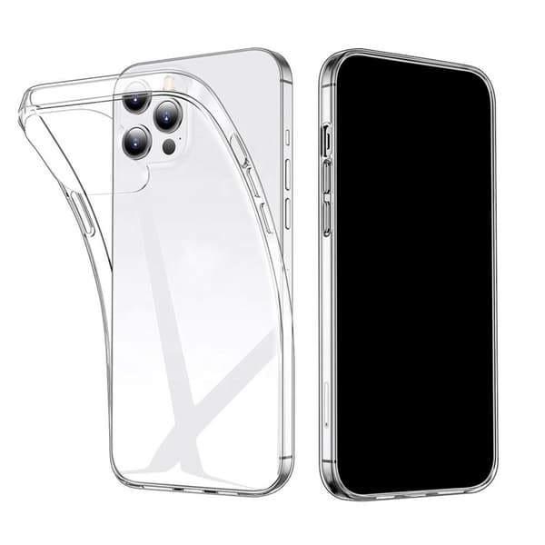 Gjennomsiktig TPU-deksel til iPhone 13 Pro Max 80 5-Pack