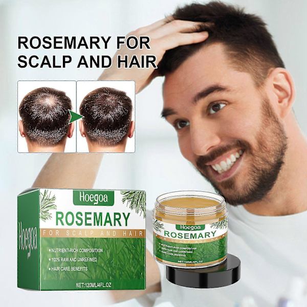 Rosmarinolja för hårväxt 3pcs