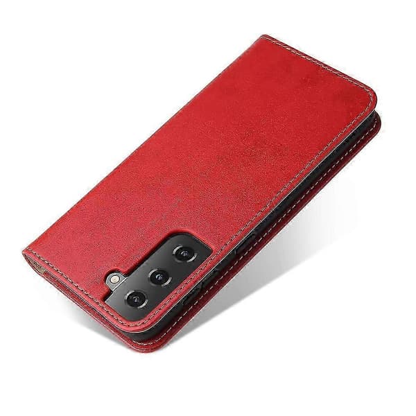 PU-läderfodral för Samsung Galaxy S21+ 5G Red