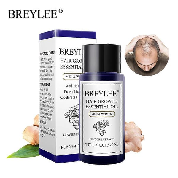 1-3PCS Breylee Hårvård Anti-håravfall Eterisk Olja Hårvård 20ml 1PC