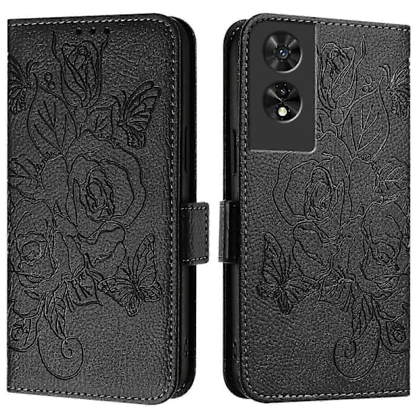 RFID-läderfodral för TCL 505 Black