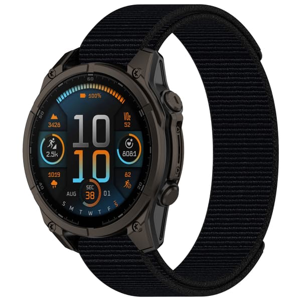 Nyloninen ranneke Garmin 22 mm Black