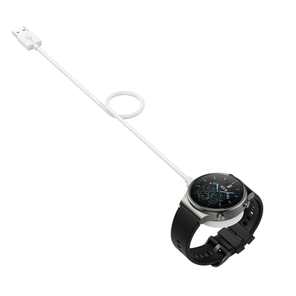Lader til Huawei Watch GT5 - Hvit, avtakbar design