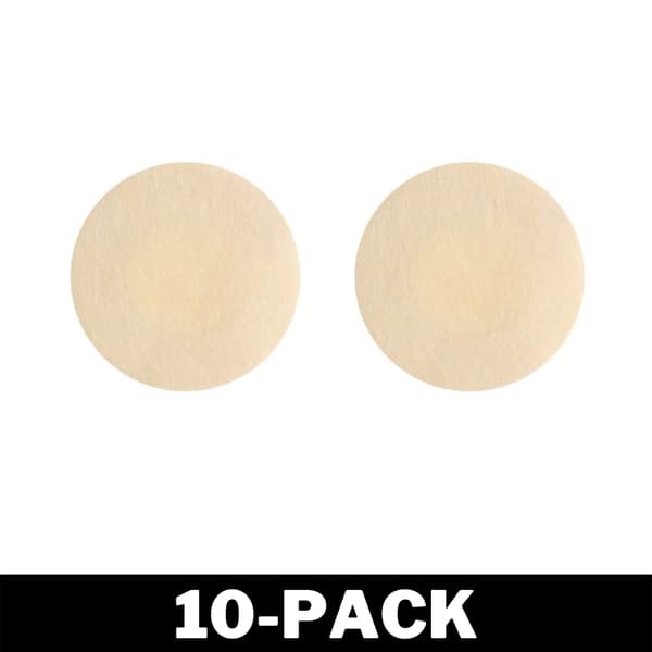 Selvklæbende Cirkulære Nipple Covers Beige 16 10-Pack
