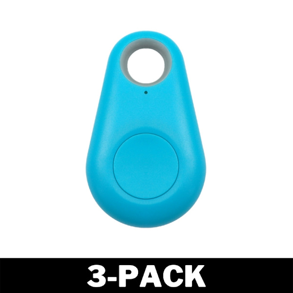 GPS Mini Tracker til Hund / Kat / Nøgler Lyseblå 16 1-Pack