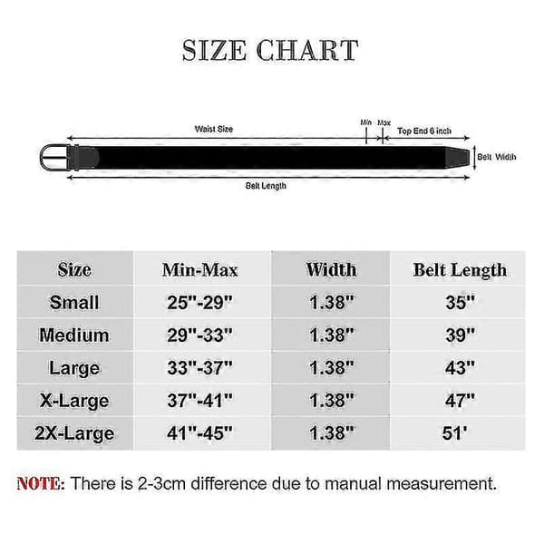 Flätat Canvas Stretchbälte Elastiskt Casualbälte För Män Kvinnor Black 120cm(47.3Inch)