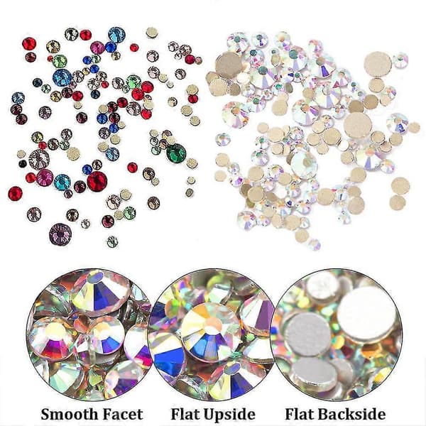 Kristalli Flatback Rhinestones Kynsitaide