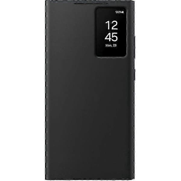 Sort Smart View Wallet Case til Galaxy S23 Ultra og S24 Ultra