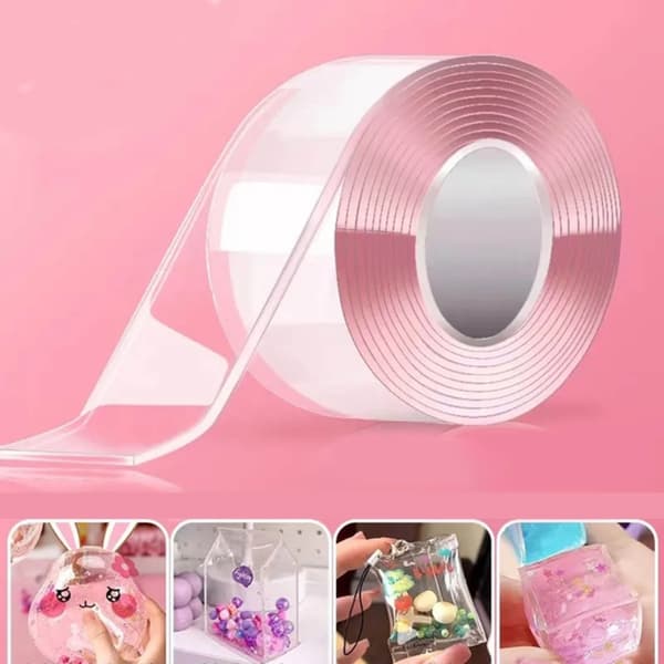 DIY Bubbelblåsande Nano Tape Kit Stresslindrande Set Blåsande Bubbeltejp DIY Kit