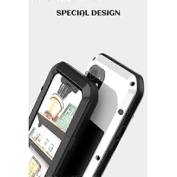 LOVE MEI Metalldeksel til iPhone 12 Army Green