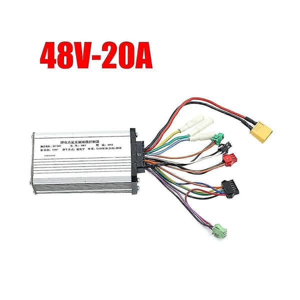-01 Meter Dashboard LCD-display 6-benet+48V 20A børsteløs controller uden Hall til elektrisk scooter