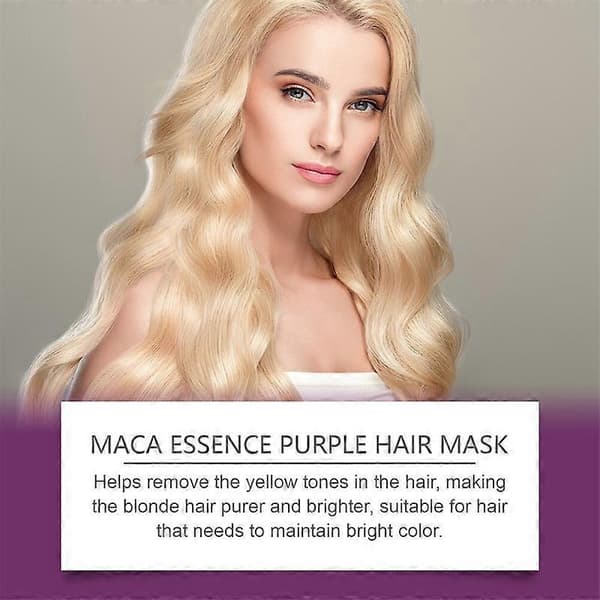 1/2/3 STK Maca Power Lilla Hårmaske Maca Essens Dyp Næring Lysner Keratin 3PCS