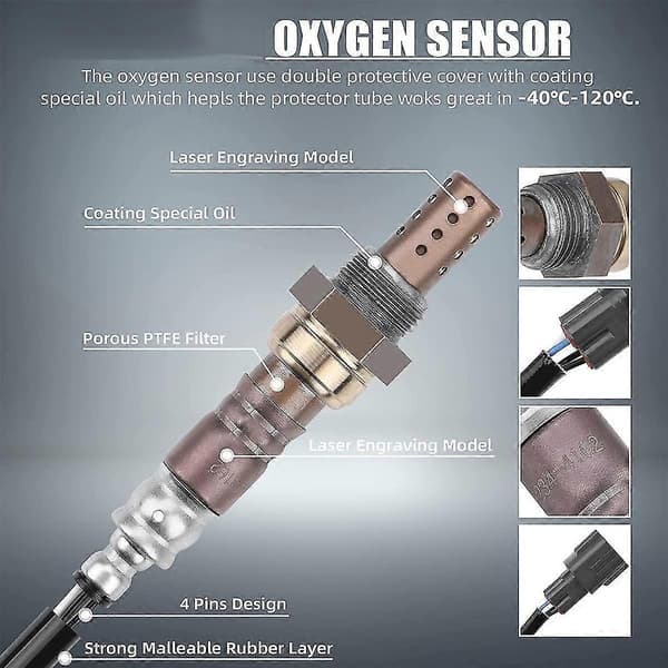 O2 Sensor Oksygensensor 234-4162 Oppstrøms Nedstrøms For 1996-2000 4runner 95-98 T100 1995-2000