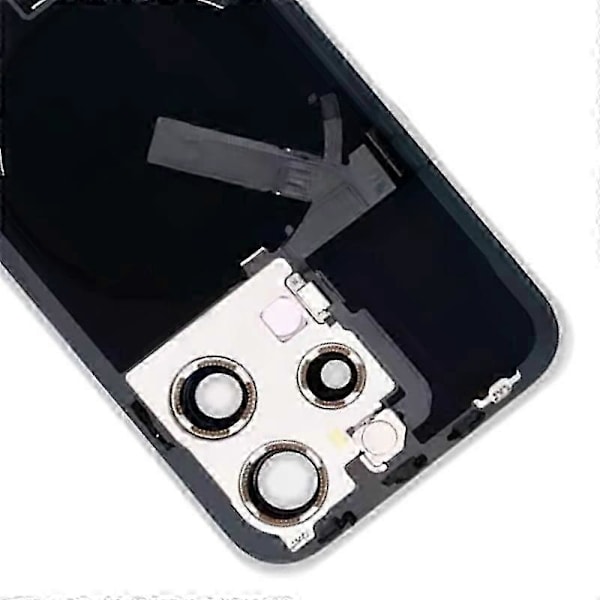 Glas Batteri Baksida för iPhone 15 Pro White