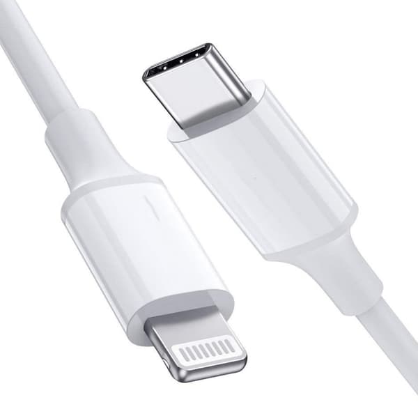 USB-C - Lightning -kaapeli 1M valkoinen 16