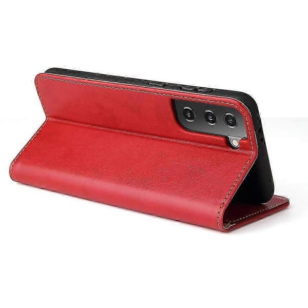 PU-läderfodral för Samsung Galaxy S21+ 5G Red