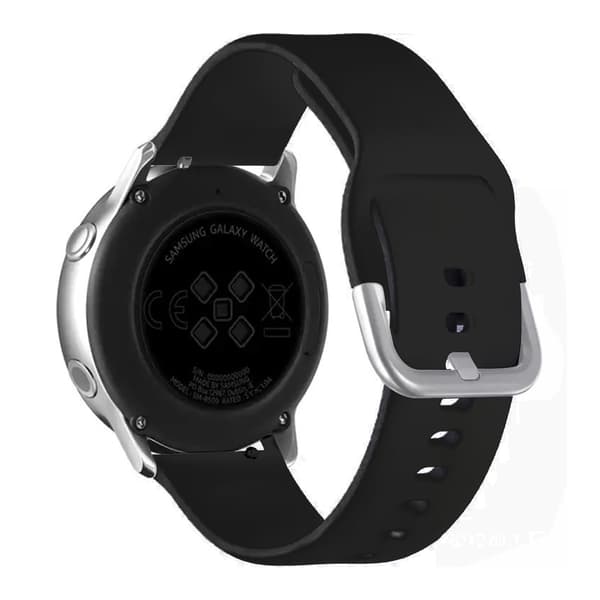 Svart silikonarmbånd til Fitbit Versa 2/Lite