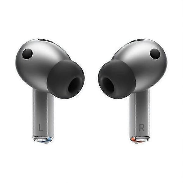Trådløse Bluetooth-ørepropper, støyreduksjon, optimaliserte lydeffekter, redesignet komfortabel passform, sølv.