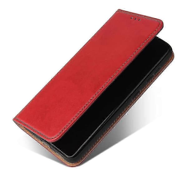 PU-läderfodral för Samsung Galaxy S21+ 5G Red