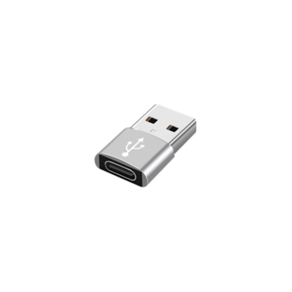 Laadukas USB-C–USB-sovitin – metallinhopea 4