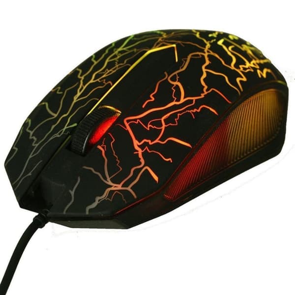 LED Gaming Mus USB Kabel - RGB Lys 220 2-Pack