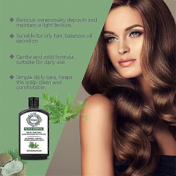 100 % luomu nokkosuutehiusshampoo~A 2 pcs