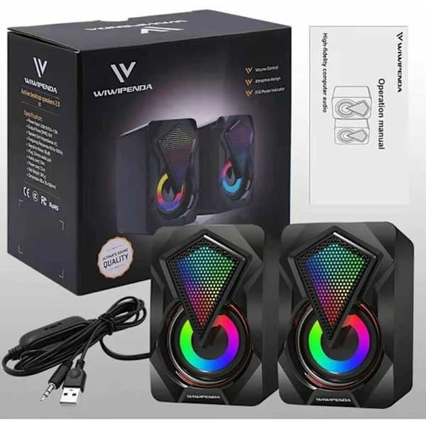 X2USB datorljud portabel hem USB-driven datorhögtalare för stationär eller bärbar dator