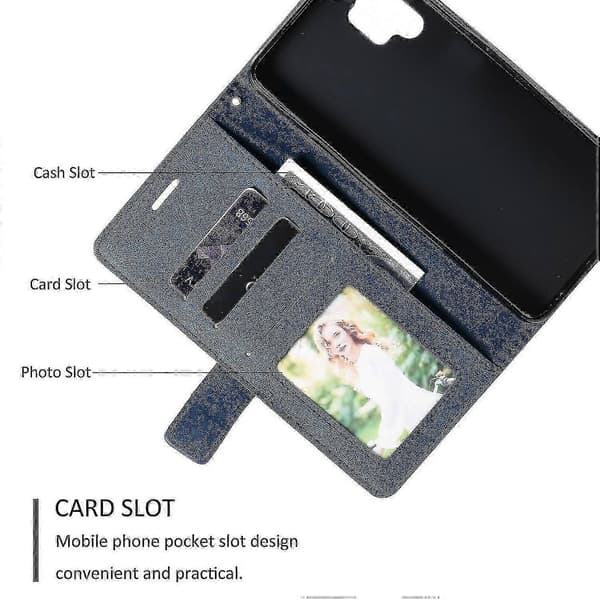 Til Samsung Galaxy A32 5g Lædercover Blue