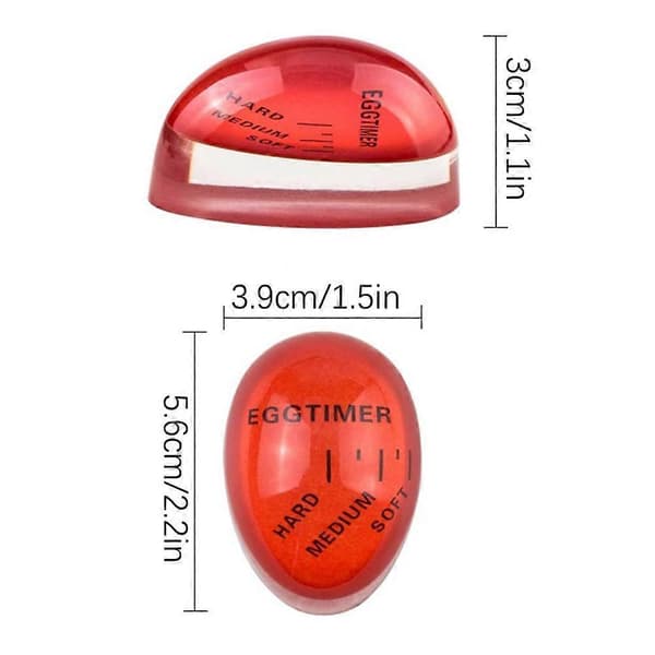 Kokt Egg Timer Varmebestandig Kokt Egg Timer for Barn Voksne (FMY) 1pcs