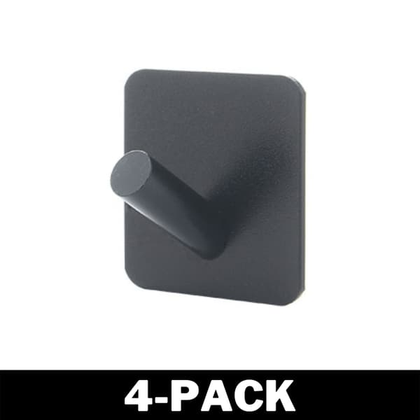 Tyylikäs pyyhekoukku - Helppo kiinnittää - Musta 48 2-Pack