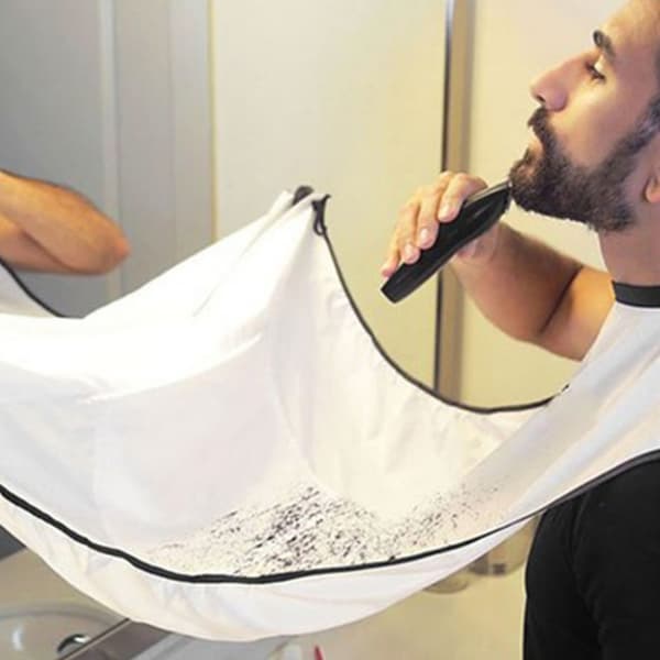 Forklæde til barbering - Skægfanger - Hvid 36 1-Pack