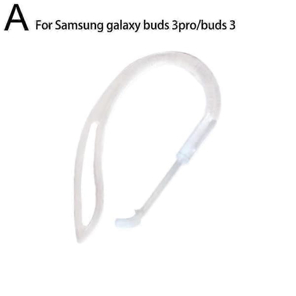 Velegnet til Samsung buds3 pro anti-tabt ørekrog tilbehørsclips Transparent 1pcs