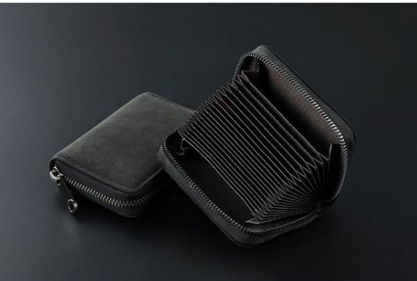 RFID-suojattu korttikotelo miehille Black