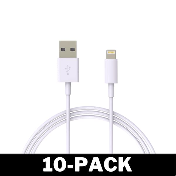 1M Lightning Pikalatauskaapeli iPhone Valkoinen iOS15 32 2-Pack