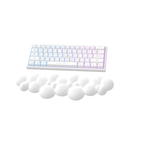 Håndleddsstøtte for tastatur Vit