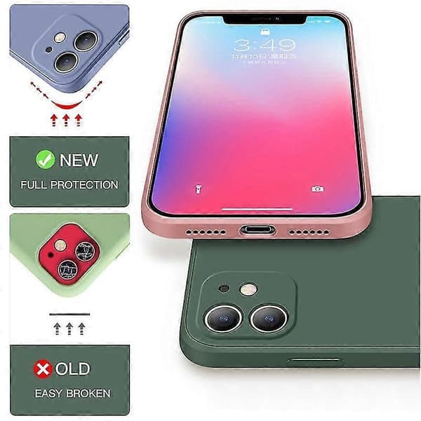 Silikoninen puhelinkotelo iPhone 14 Prolle Grey Blue