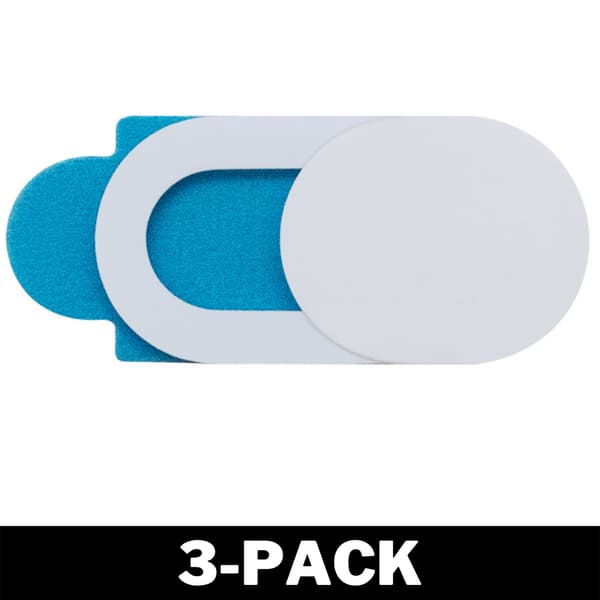 Webkamerabeskyttelse Beskyttelse for Laptop / iPad / Telefon Hvit 15 5-Pack