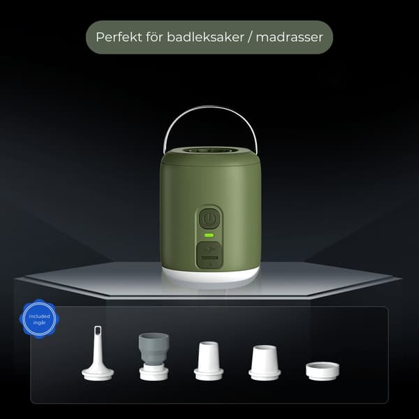 Håndholdt pumpe - Perfekt for badeleker Grønn 800 2-Pack