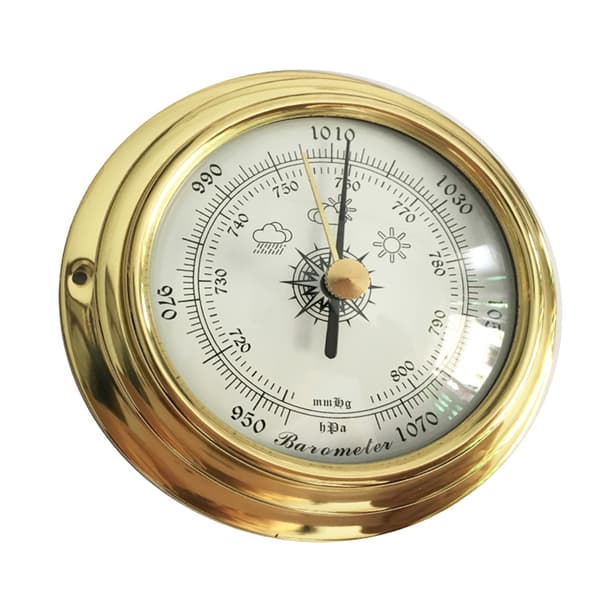 4 st marin väggmonterad barometer klocka mätare termometer hygrometer kit