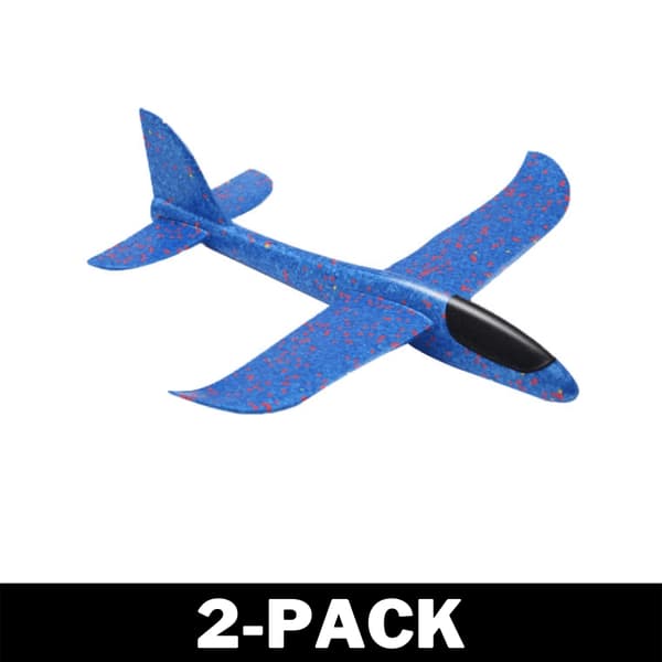 Svævefly i Skum Blå - Roligt Legetøjsfly 240 5-Pack